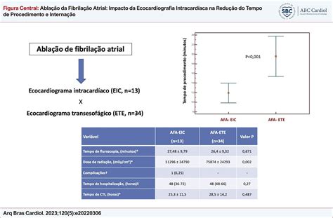 Ablação Da Fibrilação Atrial Impacto Da Ecocardiografia Intracardíaca