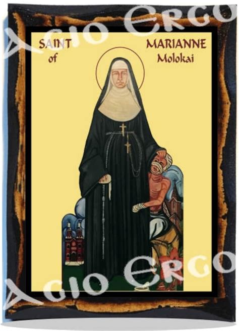 Saint Marianne Cope Virgin Religious Missionary To Lepers Etsy