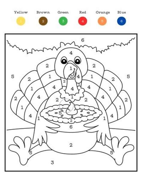 Holiday Color By Number Coloringbynumber