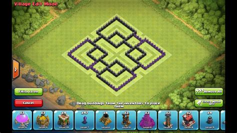 CoC Th7 Farming base 2015 - YouTube