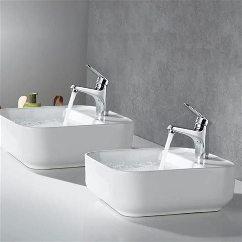 Homelody Robinet De Lavabo Chrome Mitigeur Salle De Bain En Laiton