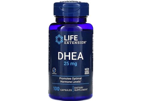 Life Extension Dhea 25 Mg 100 Capsules Solution