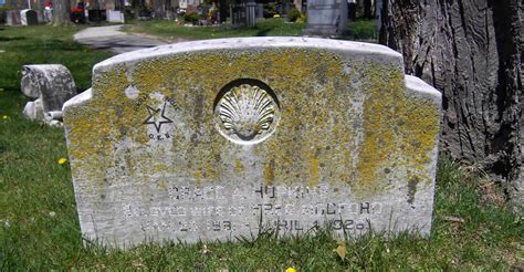 Masonic Tombstone Grace A Hopkins Order Of The Easter Flickr