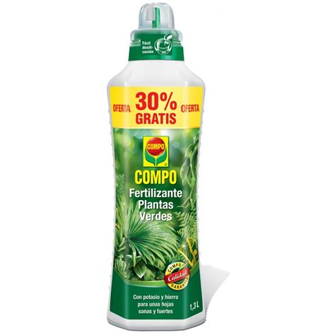 FERTILIZANTE PLANTAS VERDES 1300ML COMPO