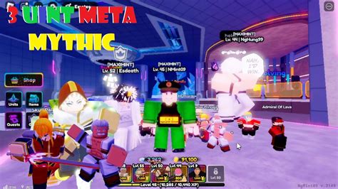 Roblox N Ng C P S C M Nh B Unit Mythic M Nh Trong Top Anime