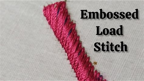 Aari Embossed Load Stitch Class Advance Level Class For Beginners