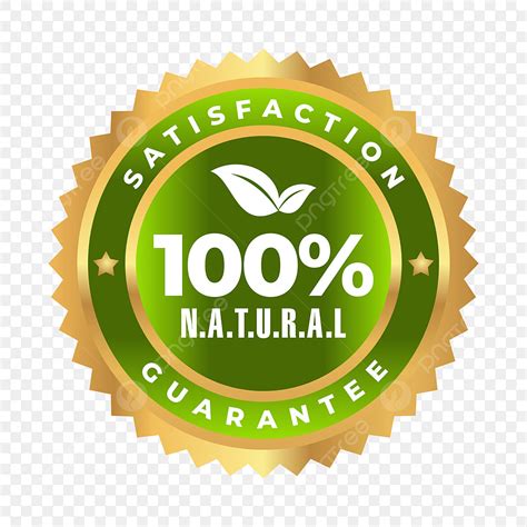 Badge Sticker Label Vector Art PNG 100 Natural Label Sticker Badge