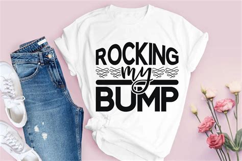 Pregnancy SVG Design Rocking My Bump Graphic By Arohi Studio Creative