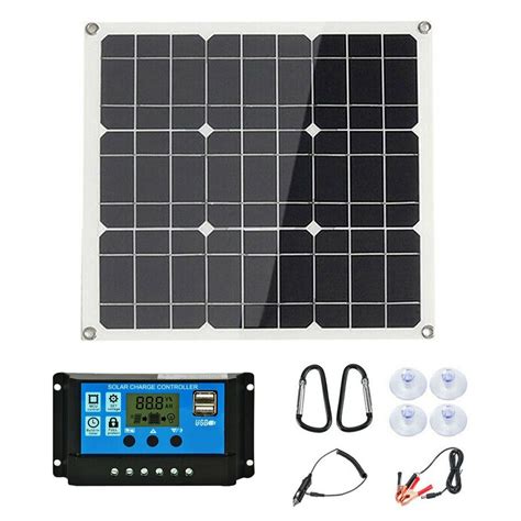 200 Watt 200 W Zonnepaneel Kit Met Lcd Solar Cont Grandado