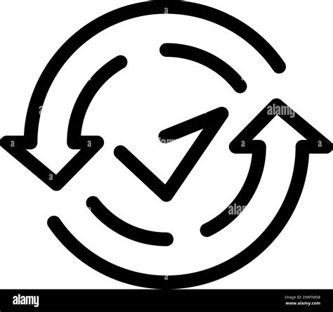 Circular Economy Icon Representing The Concept Of Recycling And Sustainability Stock Vector