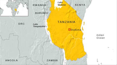 Mapa Da Tanzania Africa Lago Vitoria🐐 Experimente A Emoção Do Jogo