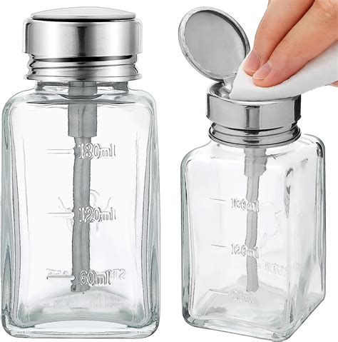 Amazon Pcs Oz Ml Clear Pump Dispenser Bottle With Metal