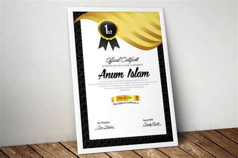 Certificate Diploma Templates By Designhub TheHungryJPEG