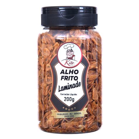 Alho Frito Laminado 200g Kito Foods