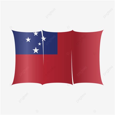 Samoa Flag Vector Samoa Flag Samoa Day Png And Vector With