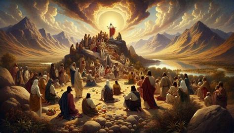 Sermon On The Mount Premium Ai Generated Image