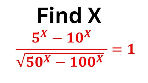 Math Olympiad Problem A Nice Exponential Problem With Radical How To Solve This Question Find