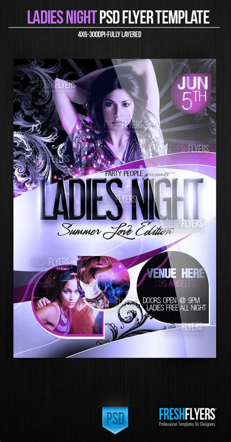 Ladies Night Psd Flyer Template By Imperialflyers On Deviantart