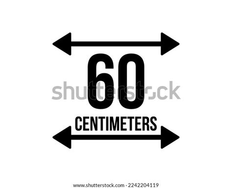 centimeters vector measuring unit centimeters stock vector royalty