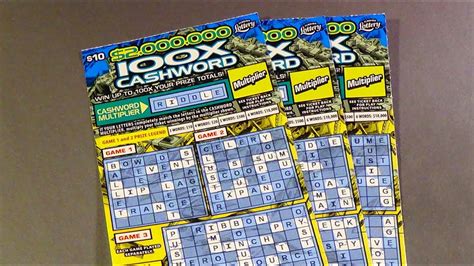 Words On Wed For Three X Cashword Florida Lottery