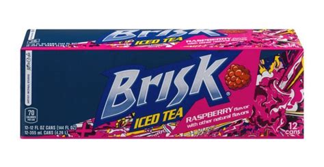 Buy Brisk Iced Tea Raspberry Flavor 12 Each Online Mercato