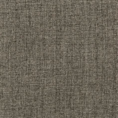 Charcoal Grey Solid Texture Chenille Upholstery Fabric By The Yard