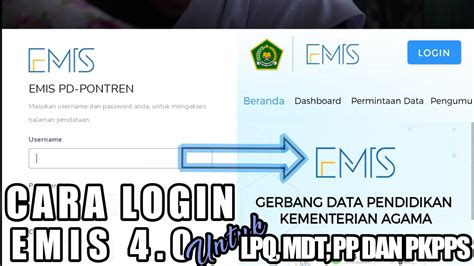 Cara Login Emis Untuk Lpq Mdt Pp Pdf Dan Pkspp Baik Formal Non