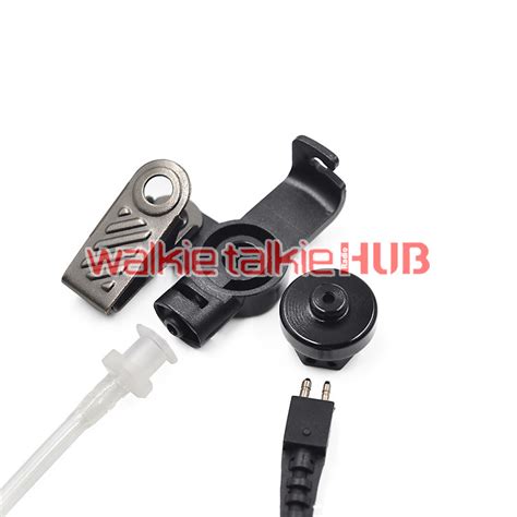 Surveillance Earpiece Ptt Mic For Motorola Radio Gp Plus Gp Plus