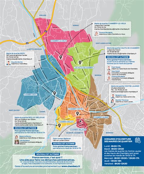 Mairies des quartiers de Chambéry Ville de Chambéry