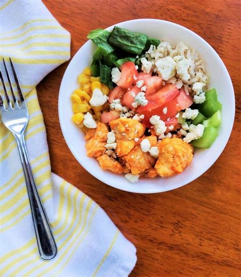 Buffalo Chicken Burrito Bowl Recipe The Leaf