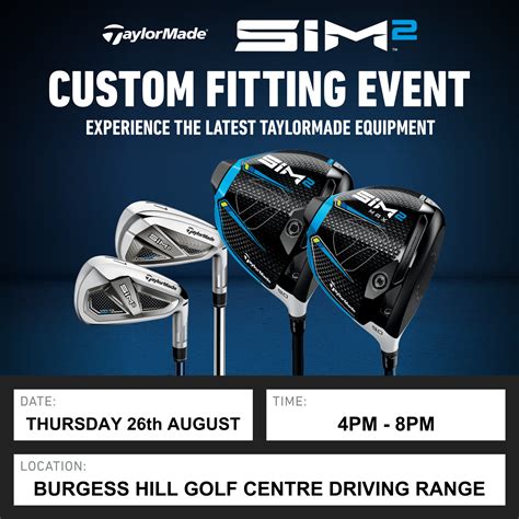 Taylormade Custom Fitting Experience August 2021 The Burgess Hill