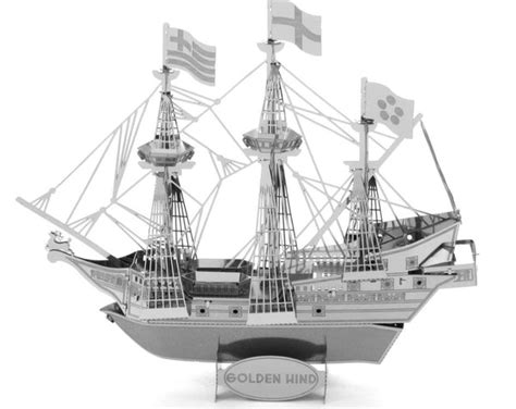 Metal Earth Fcmm Gh Golden Hind Metro Hobbies