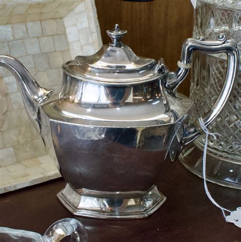 Antique Silverplate Teapot