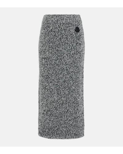 Gray Moncler Skirts For Women Lyst