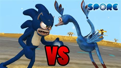 Sonic Vs Roadrunner Cartoon Face Off S1E2 SPORE YouTube