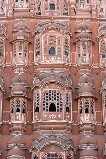 Hawa Mahal Rosa Palacio De Los Vientos En La Ciudad Vieja De Jaipur