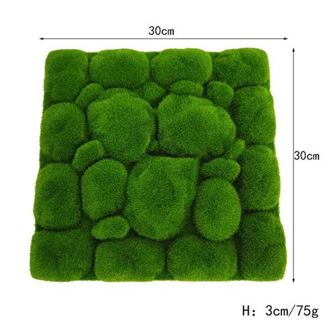 Simulated Moss Foam Board Flocking Fake Moss Stone Plant Background