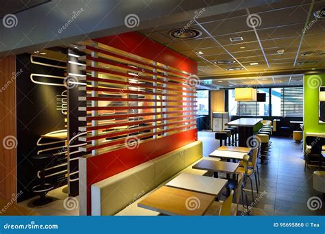 Mcdonald S Restaurant Interior Editorial Image Image Of Editorial