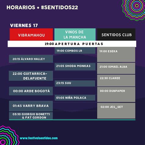 Festival De Los Sentidos Cartel Entradas Horarios Y Hoteles