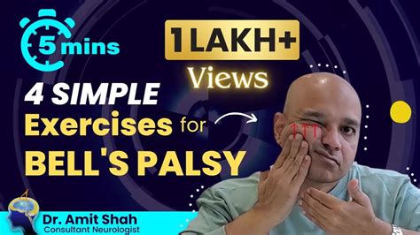 Bell S Palsy Exercises 4 Easy Facial Paralysis Exercises Dr Amit Shah Neurologist In