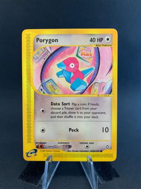 POKÉMON CARDS Porygon 103a 147 Aquapolis Vintage WOTC E Series