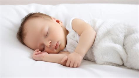 Premium AI Image | Portrait of baby sleeping on white background