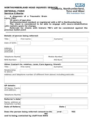 Nhis Referral Doc Template Pdffiller