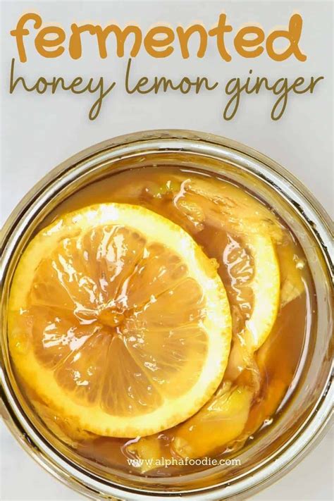 How To Make Honey Fermented Ginger And Lemon A Common Combination For