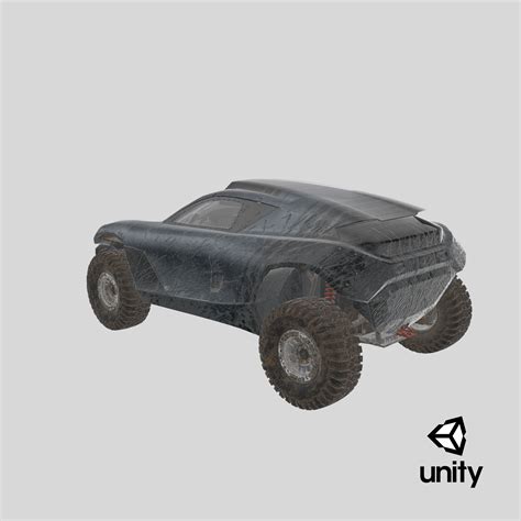 Off Road Racing Electric SUV Dirty 3D Model 129 Gltf Obj Ma Max