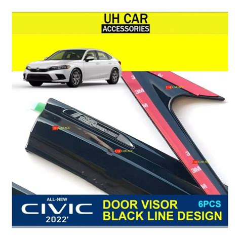 Honda Civic Fe Mugen Injection Door Sun Visor Window Viesor Air