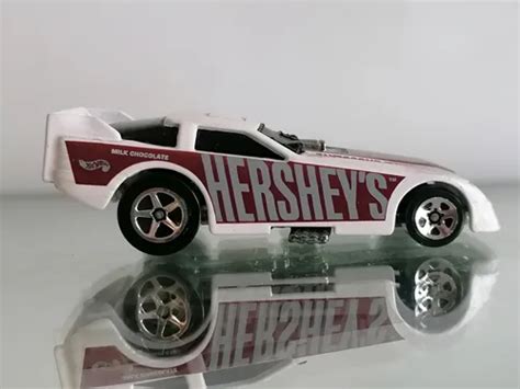 Funny Car Logo Hersheys Metal Metal Hot Wheels 1 64 Aprox Blanco Meses sin interés