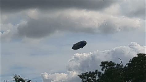 Goodyear Blimp Over The Andover Lakes Orlando Fl Youtube