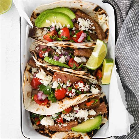 Easy Steak Tacos (w/ flank steak dry rub!) - Fit Foodie Finds