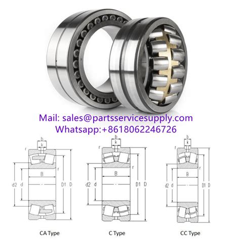 23264CK W33 Bore 320xOD 580xB 208mm Spherical Roller Bearing For